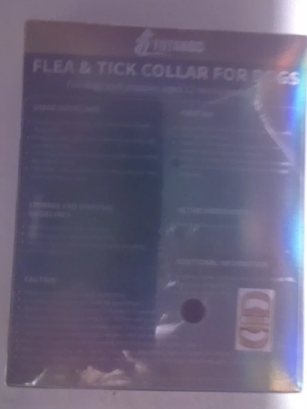 Flea & Tick Collar for Dogs and Puppies - Brown